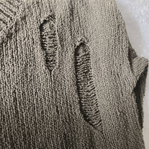 Zara distressed knit sweater - Picture 5 of 7